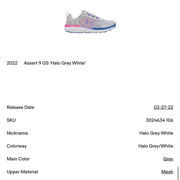 Under Armour GGS Assert 9 - Picture 2 of 2